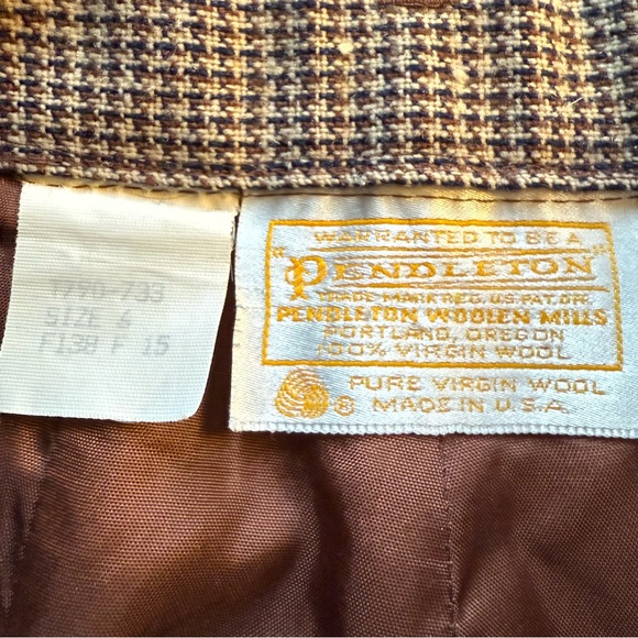 Pendleton Vintage Women's Dress Pants  100% Virgin Wool Size 6 Made In USA - Picture 5 of 9